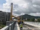 百侯大桥进入交工检测阶段